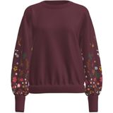 ONLY Sweatshirt 'ONLBrooke'  lichtblauw / curry / spar / wijnrood