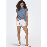 Onlshania - Overhemd - Mouwloos - Chinese Boord - Regular Fit