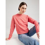 Vero Moda - VMDOFFY LS O-NECK BLOUSE GA NOOS - Gebreide Trui - High Risk Red - Ronde Hals, Lange Mouwen, Regular Fit