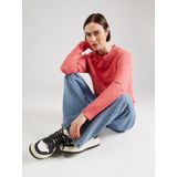 Vero Moda - VMDOFFY LS O-NECK BLOUSE GA NOOS - Gebreide Trui - High Risk Red - Ronde Hals, Lange Mouwen, Regular Fit