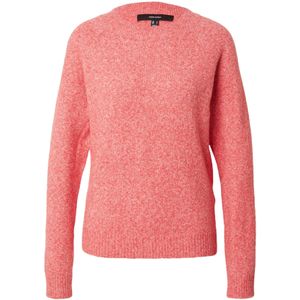 Vero Moda - VMDOFFY LS O-NECK BLOUSE GA NOOS - Gebreide Trui - High Risk Red - Ronde Hals, Lange Mouwen, Regular Fit