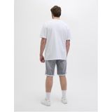 Jack&Jones Grey Denim korte broek grijs