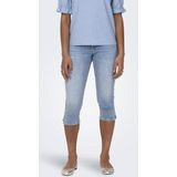 Only - Onlblush Mw Slit Capri - Jeans - Lichtblauw - Denim