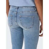 Only - Onlblush Mw Slit Capri - Jeans - Lichtblauw - Denim