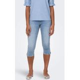 Only - Onlblush Mw Slit Capri - Jeans - Lichtblauw - Denim