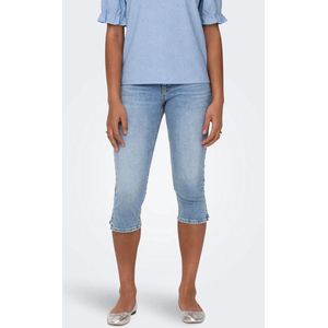 Only - Onlblush Mw Slit Capri - Jeans - Lichtblauw - Denim