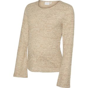 Blouse - O-hals - Lange Mouwen - Regular Fit