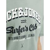 JACK & JONES - T-shirt - Zwart - Katoen - Ronde Hals - Korte Mouwen