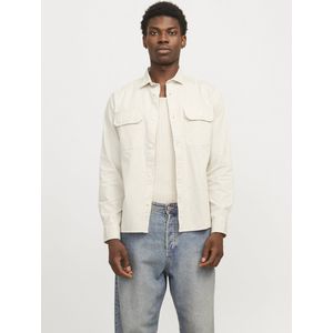 Jack & Jones - Travis - Overhemd - Blauw - Comfort Fit, 65% Biologisch Katoen