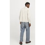 Jack & Jones - Travis - Overhemd - Blauw - Comfort Fit, 65% Biologisch Katoen