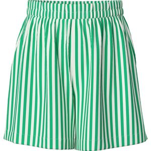 Pieces - Korte Broek - Streep - Elastische Taille - Normale Pasvorm