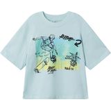 Name It - MINI - T-Shirt - Turquoise - Katoen