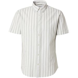 Selected Homme - Slhreg-Sun Shirt SS Noos - Overhemd - Groen - Katoen