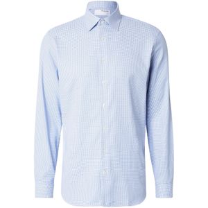 Shirt - Blauw - Biologisch Katoen - Slim Fit