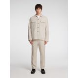 Overshirt - Linnenmix - Relaxed Fit - Lange Mouwen - Knoopsluiting