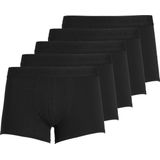 Trunks - Katoen - Zwart - Plus-Size - Elastische Tailleband