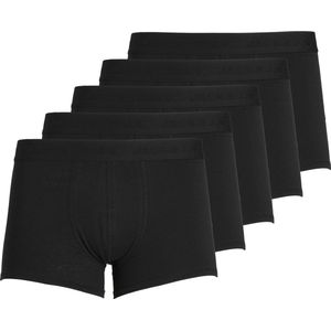 Trunks - Katoen - Zwart - Plus-Size - Elastische Tailleband