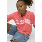 Vero Moda - VMSia - T-shirt - Zwart - Jersey - Ronde Hals