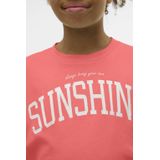 Vero Moda - VMSia - T-shirt - Zwart - Jersey - Ronde Hals