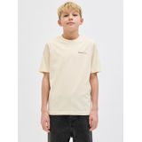 Jack & Jones Junior - T-shirt - Ecru - Katoen - Korte Mouwen