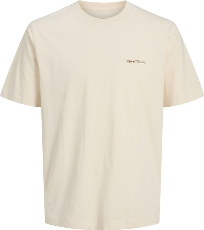 Jack & Jones Junior - T-shirt - Ecru - Katoen - Korte Mouwen