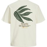 JACK & JONES - JORPAROS ELEMENT - T-shirt - Ecru - 100% Katoen