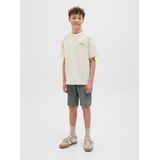 JACK & JONES - JORPAROS ELEMENT - T-shirt - Ecru - 100% Katoen