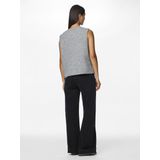 PIECES - PCSilly - Gebreide Bodywarmer - Grijs Gemêleerd