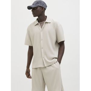 Jcointerlude Plisse Shirt Ss, maanbeam, L