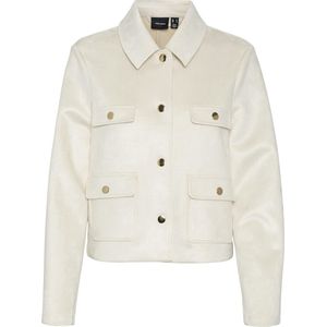 VERO MODA Vmjosesheila Damesjas van imitatiesuède, havermout, M