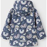 Name It - Nmfmaxi Li Jacket Aop - Bodywarmer - Sargasso Sea - Peuters