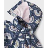 Name It - Nmfmaxi Li Jacket Aop - Bodywarmer - Sargasso Sea - Peuters