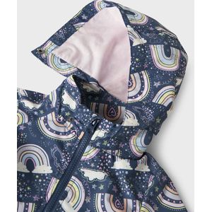 Name It - Nmfmaxi Li Jacket Aop - Tussenjas - Sargasso Sea - Peuters