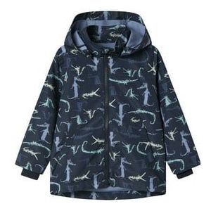 Name It - Mini - Jas - Allover Print - Afneembare Capuchon - Lange Mouwen