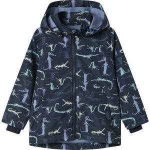 Name it mini Jongens Nmmmax Li Jacket AOP, Dark Sapphire, numeric_104