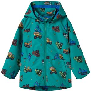 Name It - Nmmmax Li Jacket AOP - Jas - Shady Glade - Peutermaten - Afneembare Capuchon