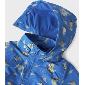 Name it mini Jongens Nmmmax Li Jacket AOP, strong blue, numeric_86