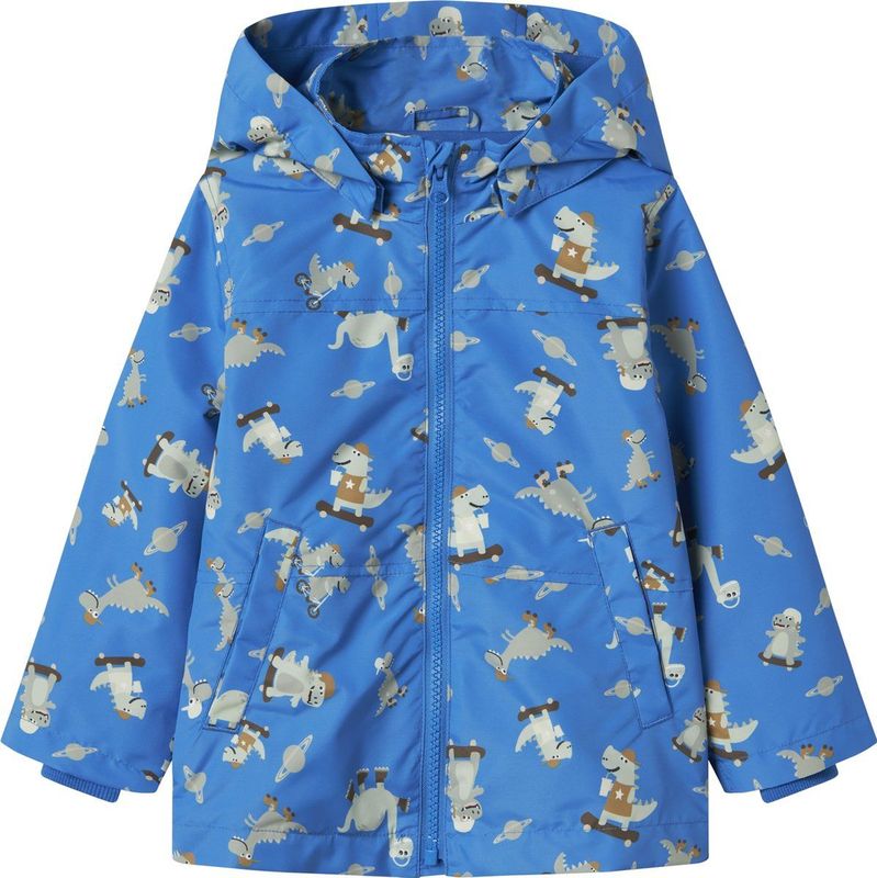 Name it mini Jongens Nmmmax Li Jacket AOP, strong blue, numeric_98