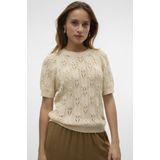 Vero Moda Trui Vmprecious 2/4 O-neck Pullover 10328198 Birch Dames Maat - M