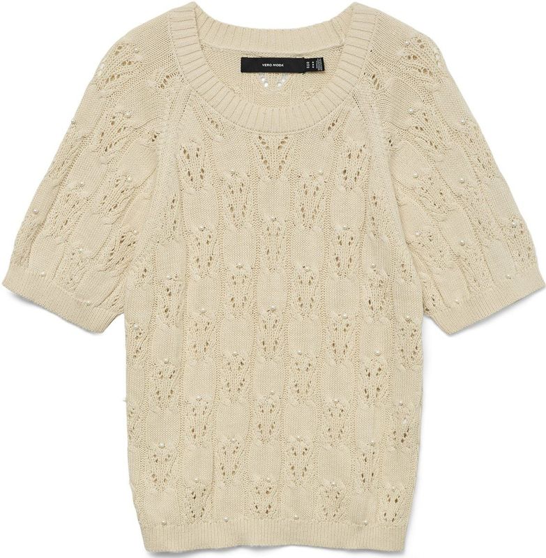 Vero Moda Trui Vmprecious 2/4 O-neck Pullover 10328198 Birch Dames Maat - M