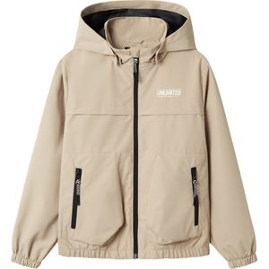 NAME IT NKMMACON JACKET Jongens Jas - Beige - Zwart
