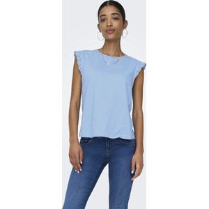 T-shirt - Effen - Jersey - Mouwloos - Normale Pasvorm