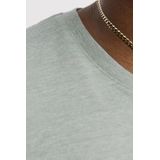 JACK JONES PLUS JJELOGO TEE SS O-NECK NOOS PLS Heren T-shirt - Iceberg Green Melange