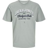 JACK JONES PLUS JJELOGO TEE SS O-NECK NOOS PLS Heren T-shirt - Iceberg Green Melange