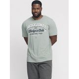 Jack & Jones PlusSize T-Shirt JJELOGO TEE SS O-NECK 2 COL AW24 S PLS mit Frontprint