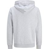 Jack & Jones - Heren Vest Jor Tango Zip Sweat Hood - Grijs
