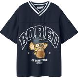 Bored of Directors - T-shirt - Groen - Mesh - Regular Fit