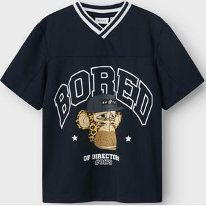 Name It - Nkmfrody BOD Nreg Ss Poly Top - Navy Blazer - T-shirt - Korte Mouwen