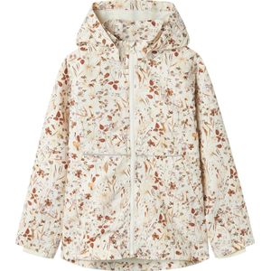 Name it kids Meisjes Nkfmaxi Li Jacket Aop, Whisper White, numeric_116, whisper white, numeric_116
