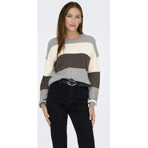 Only - Onlatia Stripe Pullover Knt Noos - Dames - Gebreide Truien